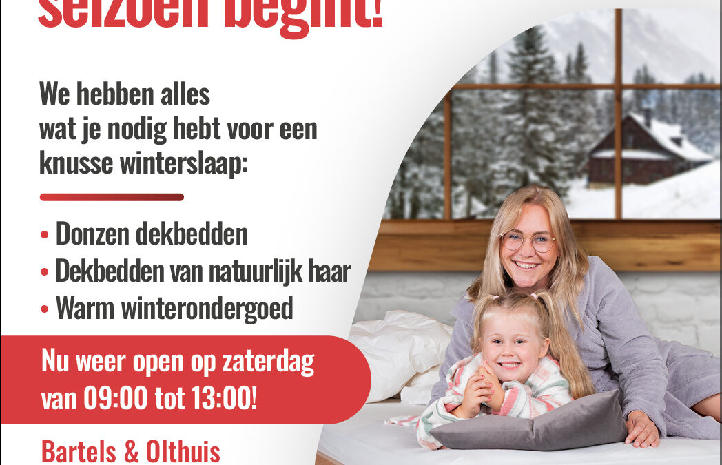 Bereid je nu voor op de winter!